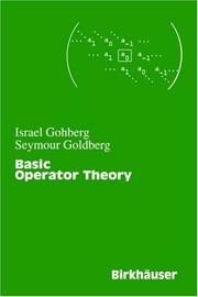 Cover of: Basic Operator Theory