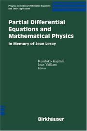 Partial differential equations and mathematical physics by No name