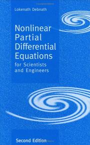Cover of: Nonlinear Partial Differential Equations for Scientists and Engineers by Lokenath Debnath