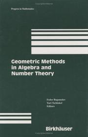 Cover of: Geometric Methods in Algebra and Number Theory (Progress in Mathematics)