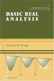 Cover of: Basic Real Analysis and Advanced Real Analysis Set (Cornerstones)