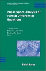Cover of: Phase Space Analysis of Partial Differential Equations (Progress in Nonlinear Differential Equations and Their Applications)