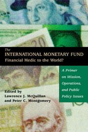 Cover of: The International Monetary Fund