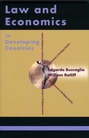 Law and economics in developing countries by Edgardo Buscaglia, William Ratliff
