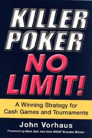 Cover of: Killer Poker No Limit: A Winning Strategy for Cash Games and Tournaments