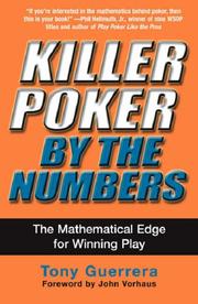 Cover of: Killer Poker By the Numbers by Tony Guerrera