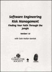 Cover of: Software Engineering Risk Management | Dale Walter Karolak