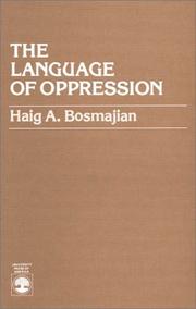 Cover of: The language of oppression