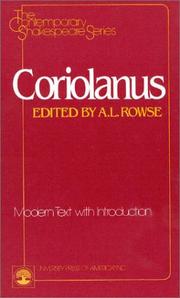 Cover of: Coriolanus by William Shakespeare