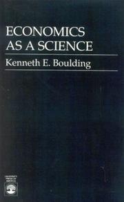 Cover of: Economic as a science
