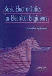 Cover of: Basic electro-optics for electrical engineers by G. D. Boreman