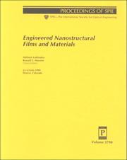 Cover of: Engineered nanostructural films and materials: 22-23 July 1999, Denver, Colorado