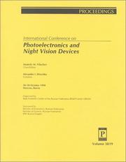 Photoelectronics and Night Vision Devices (Vol 3819) by Anatoly Filachev
