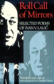 Cover of: Roll call of mirrors by Ivan V. Lalić