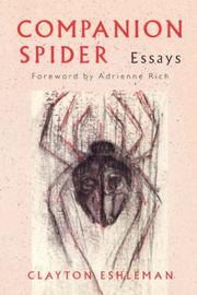 Cover of: Companion spider by Clayton Eshleman