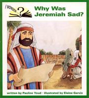 Cover of: Why was Jeremiah sad?