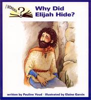 Cover of: Why did Elijah hide?