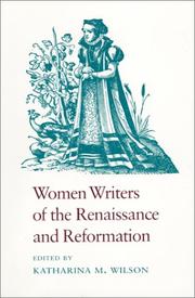 Cover of: Women writers of the Renaissance and Reformation by edited by Katharina M. Wilson.