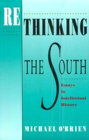 Cover of: Rethinking the South