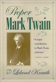 Cover of: Proper Mark Twain