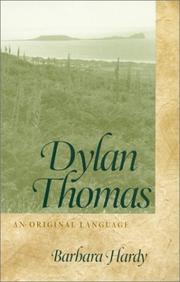 Cover of: Dylan Thomas by Barbara Nathan Hardy