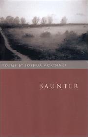 Cover of: Saunter: poems