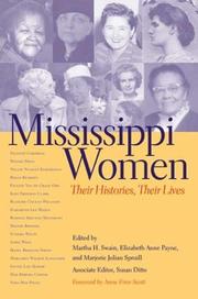 Cover of: Mississippi women: their histories, their lives