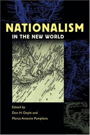 Cover of: Nationalism in the New World by edited by Don H. Doyle and Marco Antonio Pamplona.