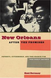 Cover of: New Orleans After the Promises: Poverty, Citizenship, And the Search for the Great Society