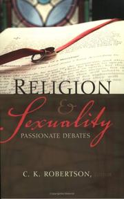 Cover of: Religion And Sexuality: Passionate Debates