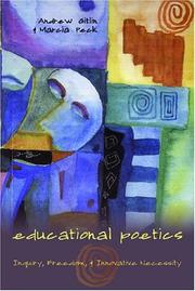 Cover of: Educational Poetics by Andrew Gitlin, Marcie Peck