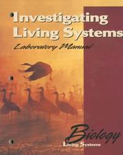 Cover of: Investigating Living Systems by Oram