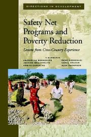 Cover of: Safety net programs and poverty reduction: lessons from cross-country experience