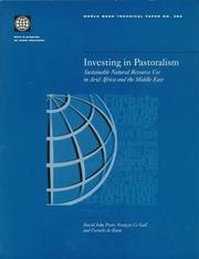 Cover of: Investing in pastoralism by David John Pratt