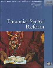 Cover of: Financial sector reform: a review of World Bank assistance