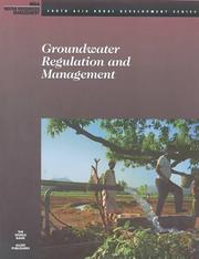 Cover of: Groundwater regulation and management