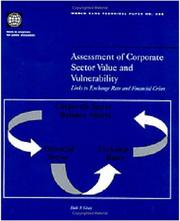 Cover of: Assessment of Corporate Sector Value and Vulnerability: Links to Exchange Rate and Financial Crises (World Bank Technical Paper)