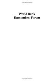 Cover of: World Bank Economists' Forum by 