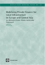 Mobilizing private finance for local infrastructure in Europe and Central Asia