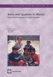 Cover of: Roma and Egyptians in Albania: from social exclusion to social inclusion