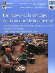 Cover of: Initiative Stratégique De Reduction De La Pauvrete by William G. Battaile