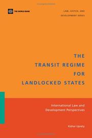 Cover of: The transit regime for landlocked states by Kishor Uprety