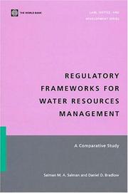Cover of: Regulatory frameworks for water resources management: a comparative study