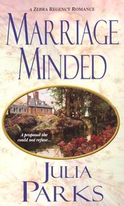 Cover of: Marriage Minded by Julia Parks