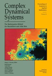 Cover of: Complex dynamical systems: the mathematics behind the Mandelbrot and Julia sets