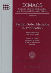 Cover of: Partial order methods in verification: DIMACS workshop July 24-26, 1996