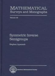 Cover of: Symmetric inverse semigroups