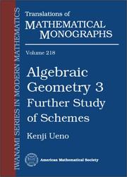 Cover of: Algebraic geometry