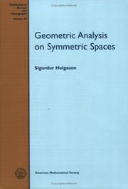 Cover of: Geometric analysis on symmetric spaces by Sigurdur Helgason