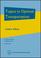 Cover of: Topics in Optimal Transportation (Graduate Studies in Mathematics, Vol. 58) (Graduate Studies in Mathematics)